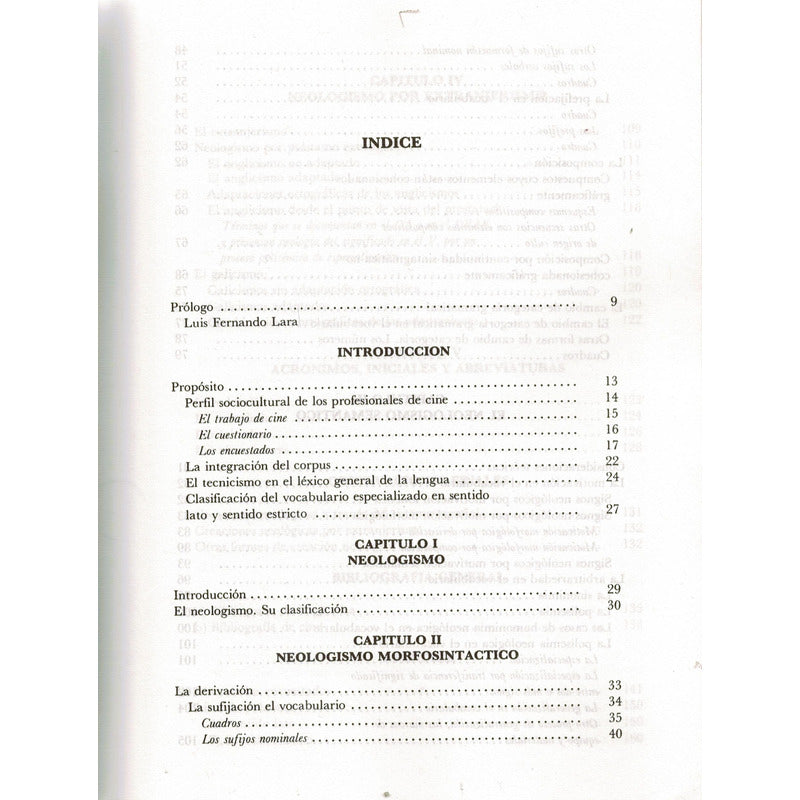 Neologismo En La Cinematografia Mexicana. Cardero Mexico1993