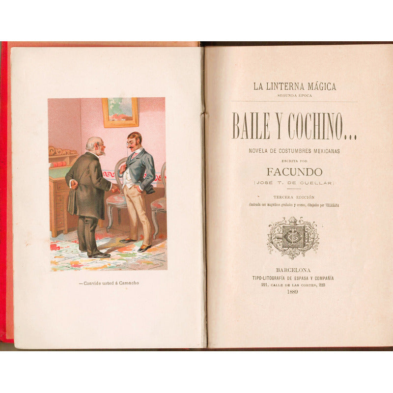 Baile Y Cochino... (fiesta De X V Años) Cuellar, Mexico 1889