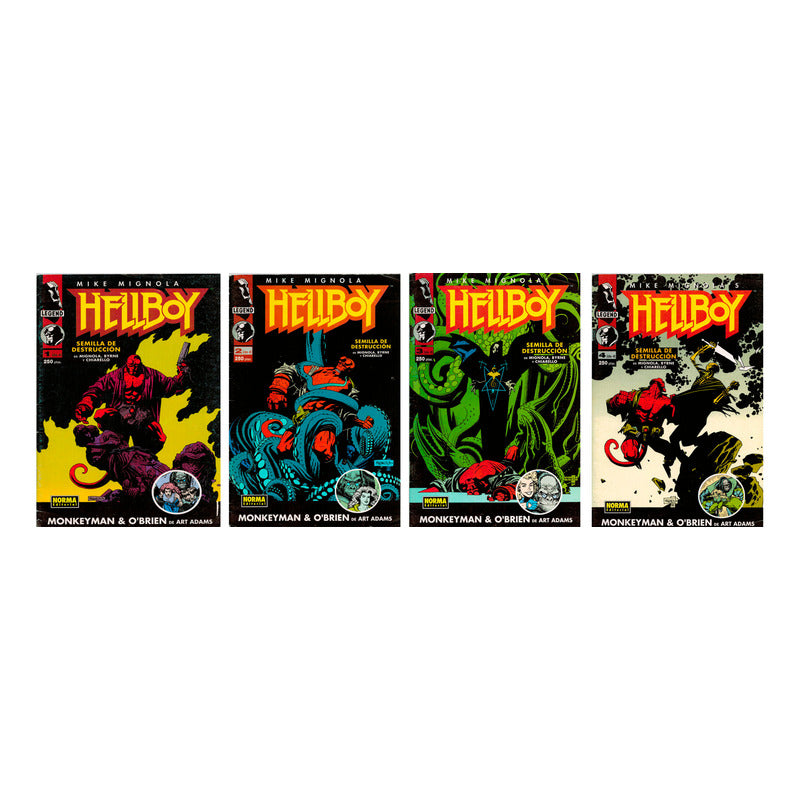 Hellboy, Semilla De Destruccion [4vol]. Mike Mignola, 1995