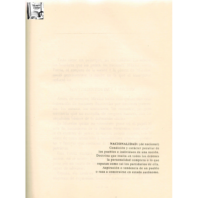 Sentimientos De La Nacion, Los. Antuñano Y Lora, Mexico 1990