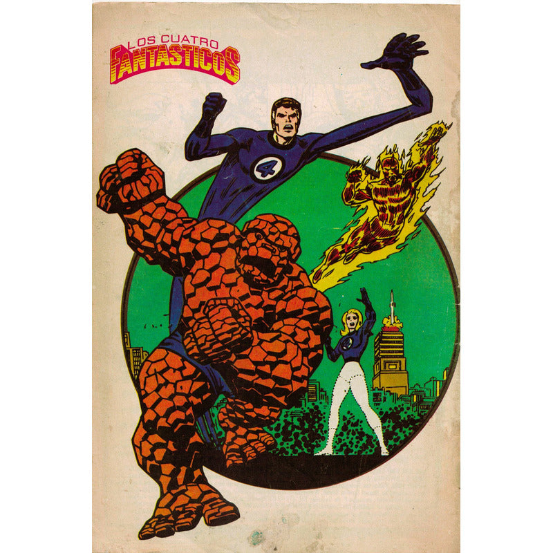 Los Cuatro Fantasticos No. 19 Novedades Ed., 1980 Comic