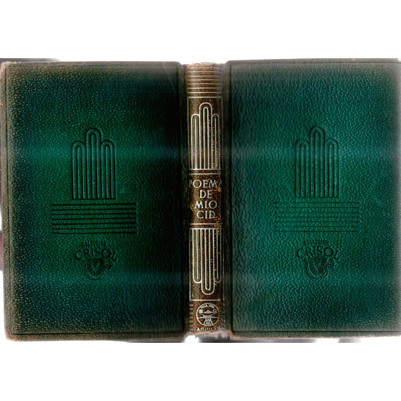 Poema De Mio Cid. Menendez Pidal, (crisol Piel)