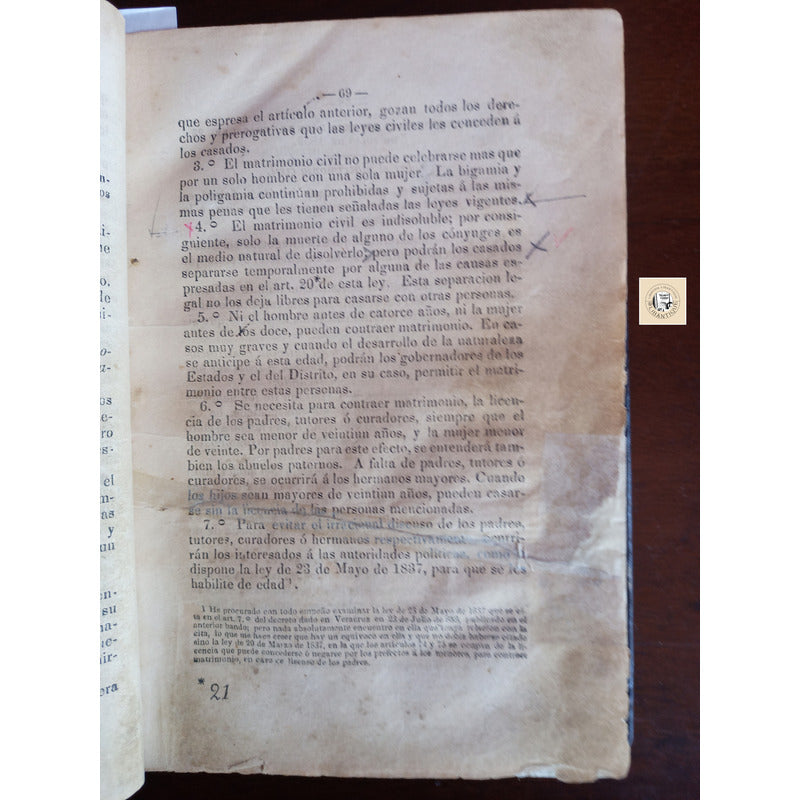 Recopilacion: Leyes Decretos Bandos Diciembre 1860 Arrillaga