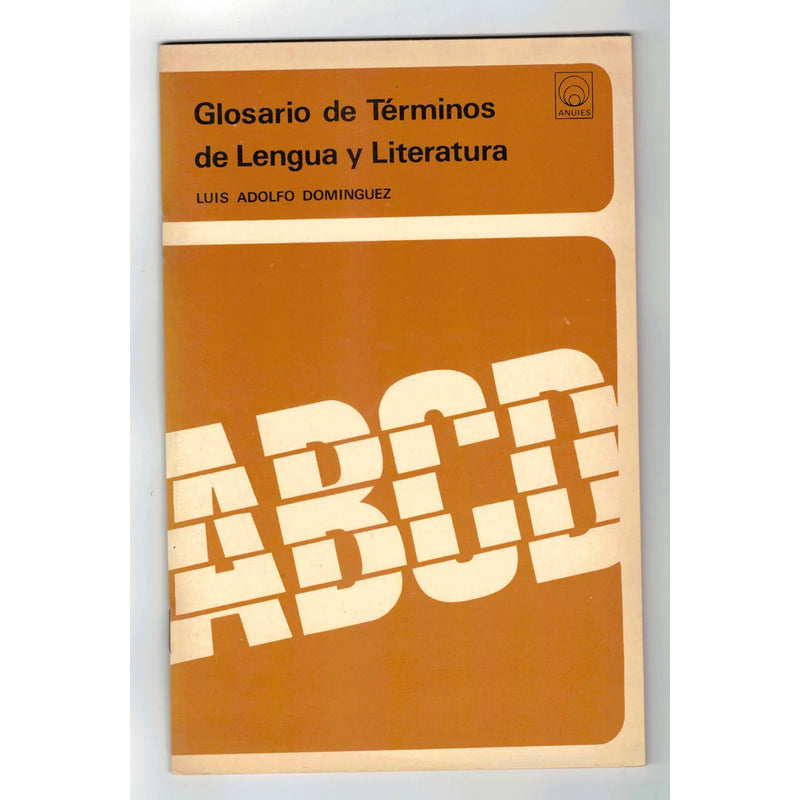 Glosario De Terminos De Lengua Y Literatura Adolfo Dominguez
