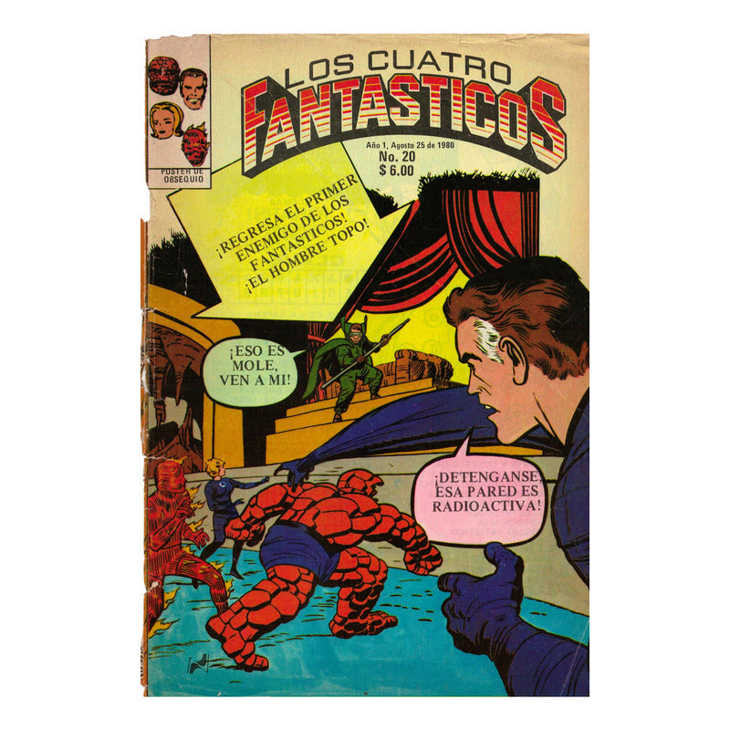 Los Cuatro Fantasticos # 20 Novedades 1980