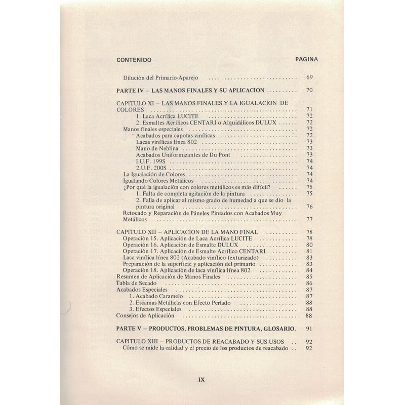 Repintado De Automoviles [principios Tecnicas] U S A 1973