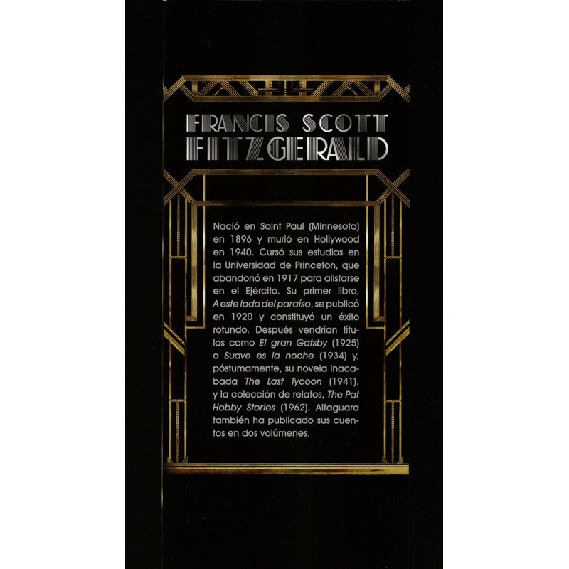 El Gran Gatsby. Scott Fitzgerald, Mexico 2013