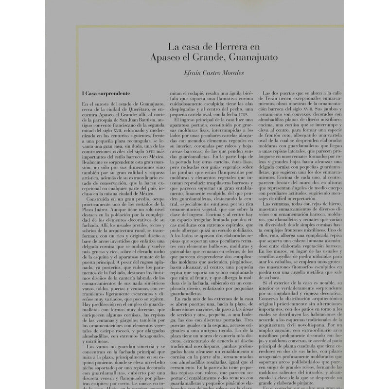 Magia Del Barroco En Apaseo. Lydia Sada, Mexico 1999
