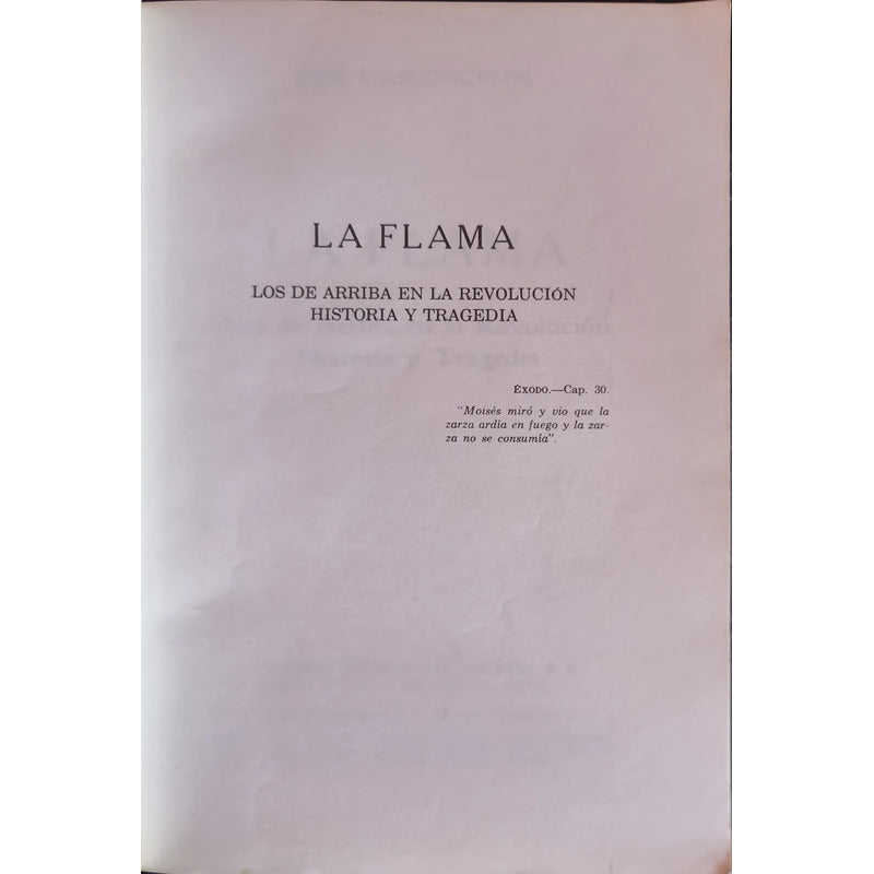 La Flama Los De Arriba En La Revolucion Jose Vasconcelos
