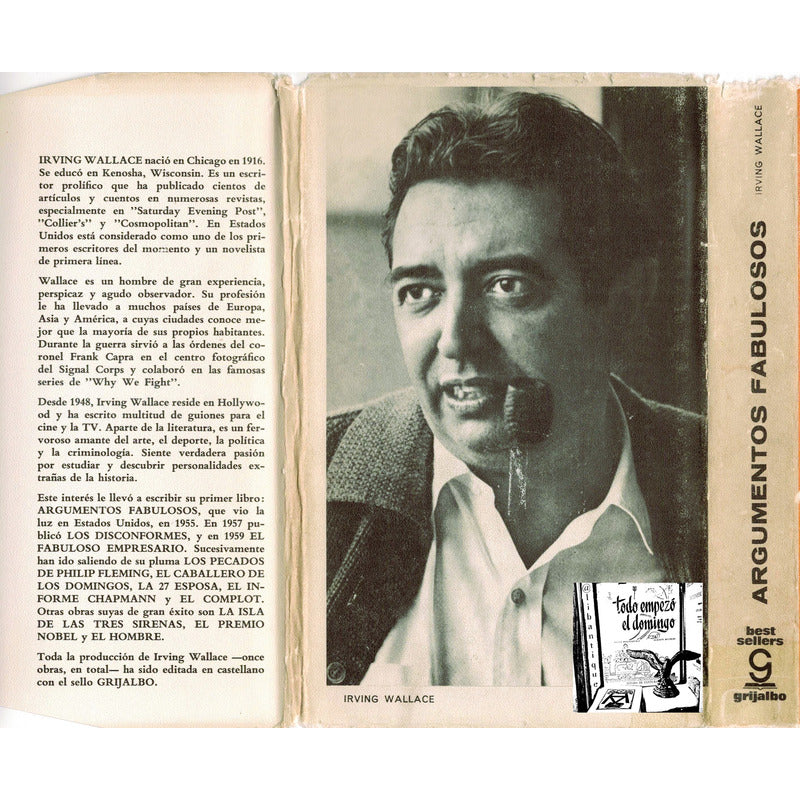 Argumentos Fabulosos. Irving Wallace, España 1966