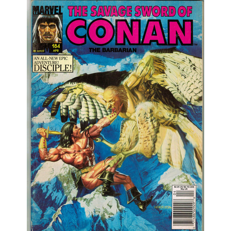 The Savege Sword Of Conan # 184. U S 1991
