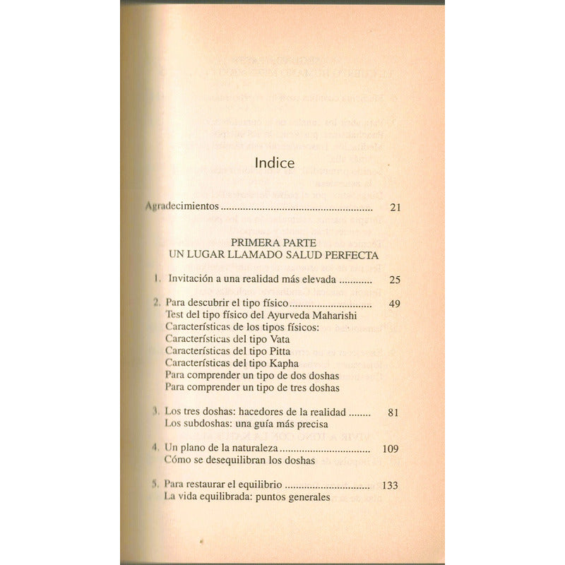La Perfecta Salud. Deepak Chopra, Argentina 1995