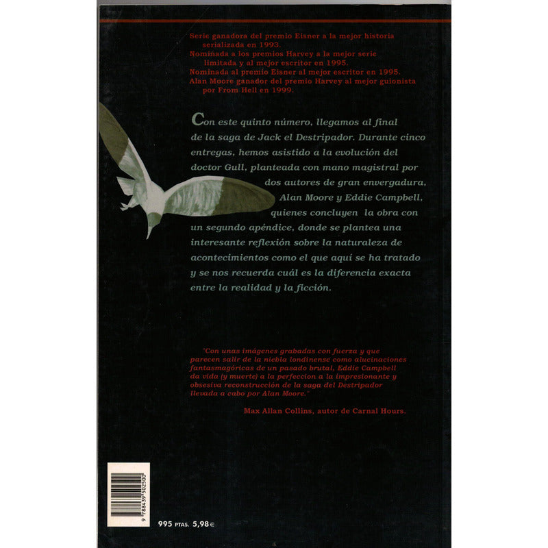 From Hell [5 Vol]. Alan Moore, España 2000 Comic