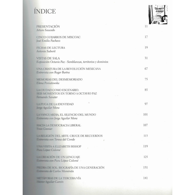Octavio Paz, Semblanzas... Mexico 2015 {exposicion}