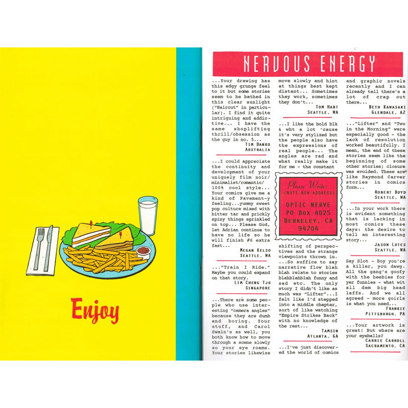 Optic Nerve, Complete, 32 Stories. Adrian Tomine, U S 2009