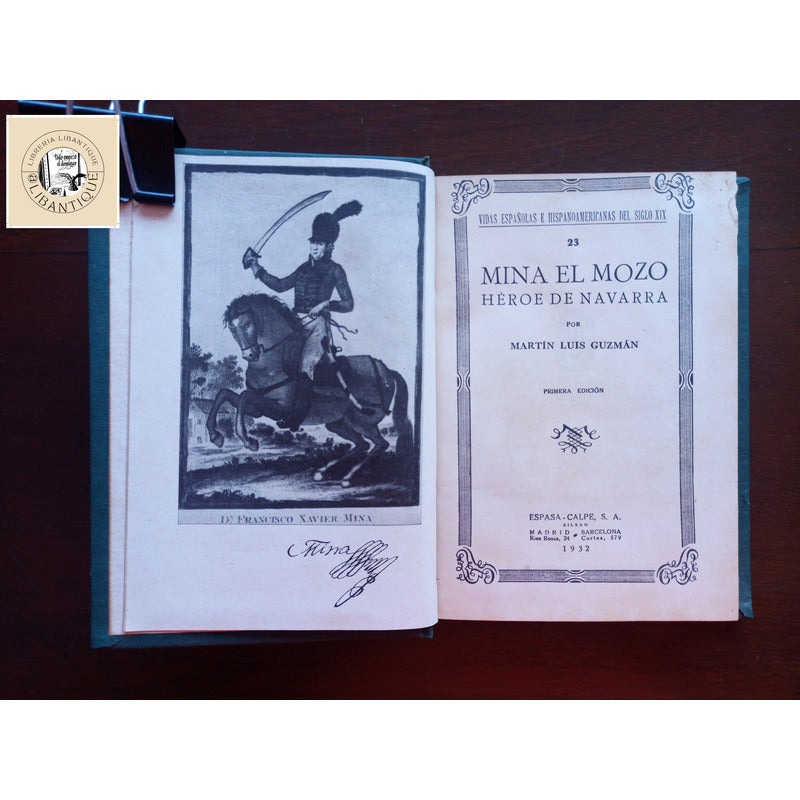 Mina El Mozo Heroe Navarra Martin Luis Guzman España1932(1a)