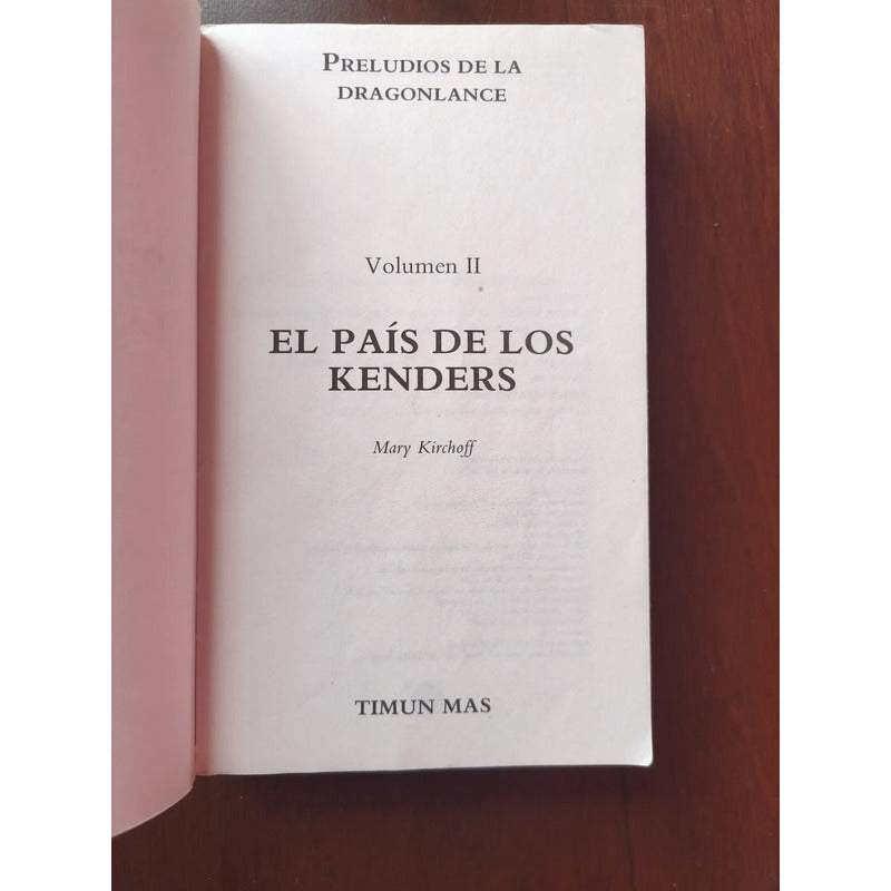 El Pais De Los Kenders #2. Mary Kirchoff, España 1997