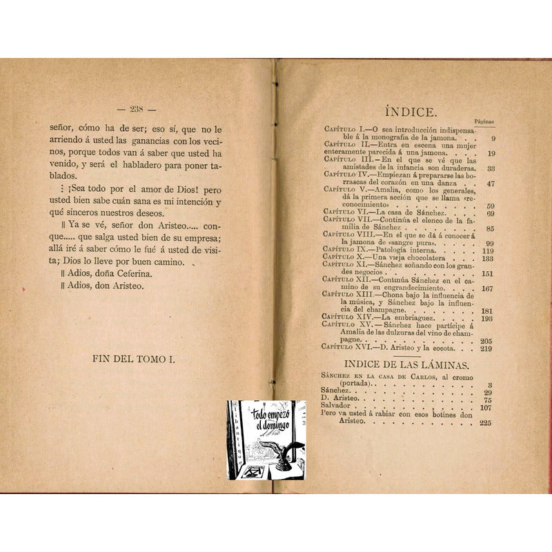 Jamonas, Las (2 Vol). Jose Tomas De Cuellar, 1891 (comedia)