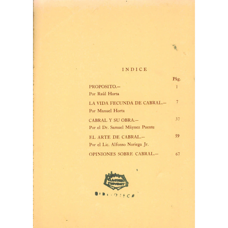 Grabado Garcia Bustos. Arte Presencias Cultura Estilo #3