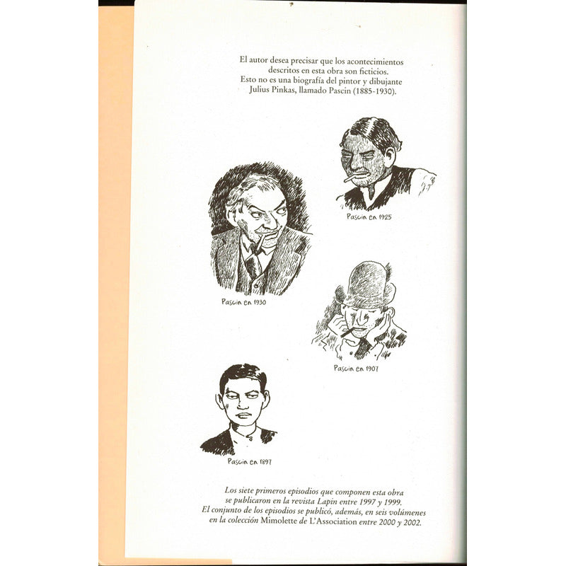 Pascin. Joann Sfar, Ponent Mon Ed., 2006