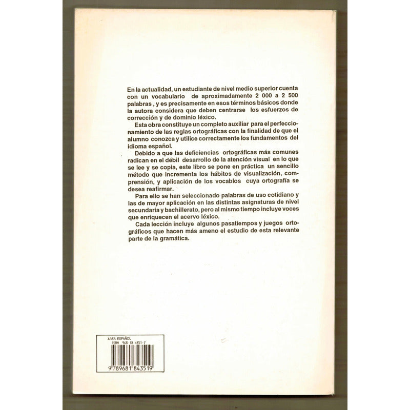 Ejercicios Lexico Ortograficos. Elia Paredes