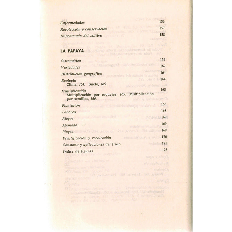 Cultivo De Aguacate, Chirimoyo, Mango, Papaya. Mexico 1983