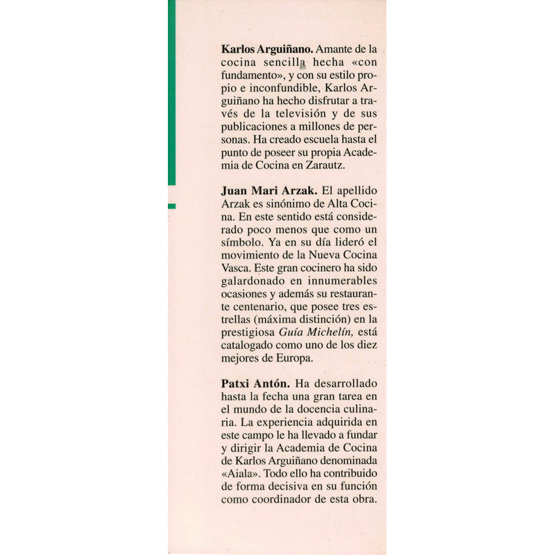 Como Organizar Una Cocina. Karlos Arguiñano, España 1999