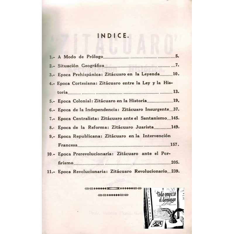 Zitacuaro, Recopilacion Historica. Vicente Marin Iturbe 1968