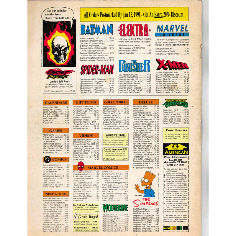 Comics Scene # 17. Jim Lee, U S 1991