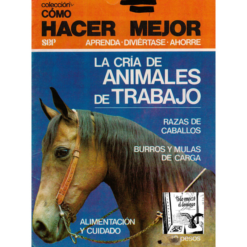 Como Hacer: Cria De Animales De Trabajo. Mexico 1980