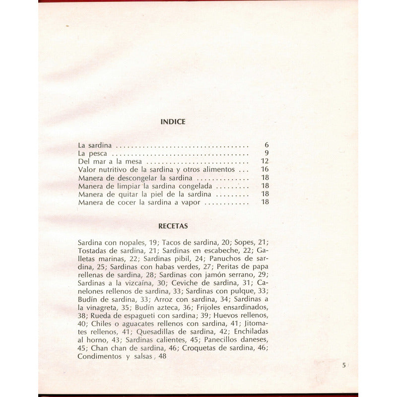 La Sardina 30 Fromas De Cocinar. Manu Dornbierer Mexico 1974