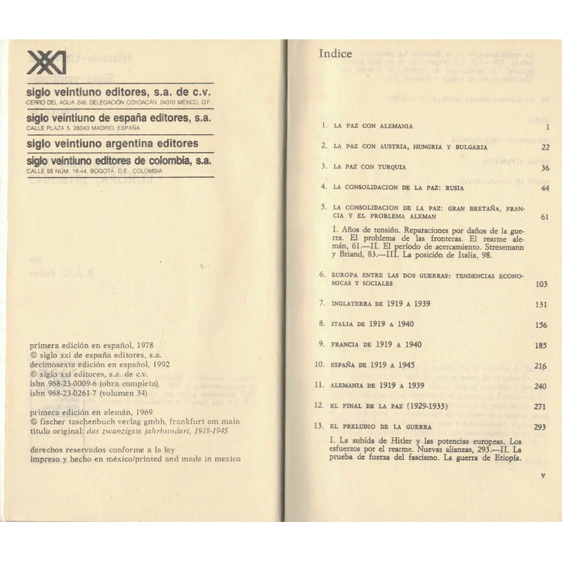 Siglo X X -4vol-. Parker