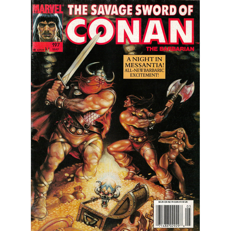 The Savage Sword Of Conan # 197. U S 1992