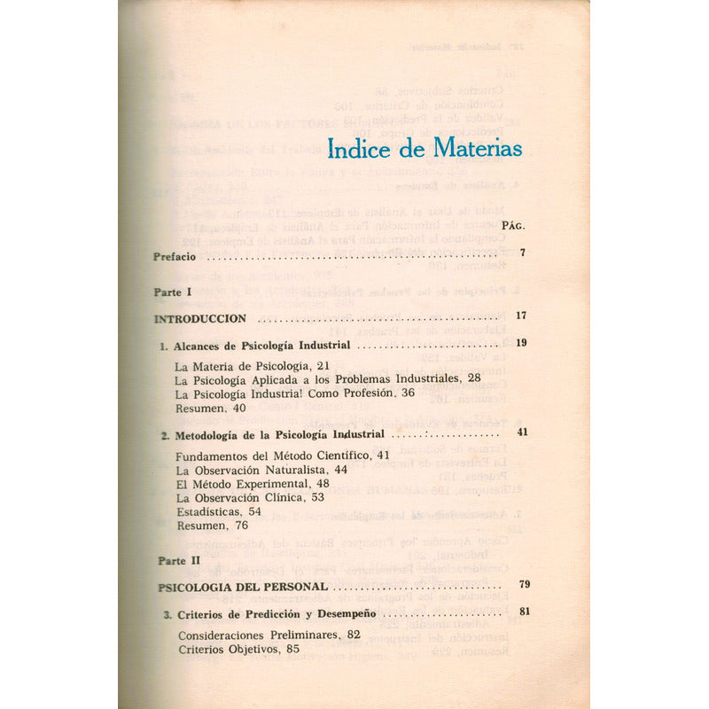 Psicologia De Las Organizaciones Industriales. Siegel, 1980