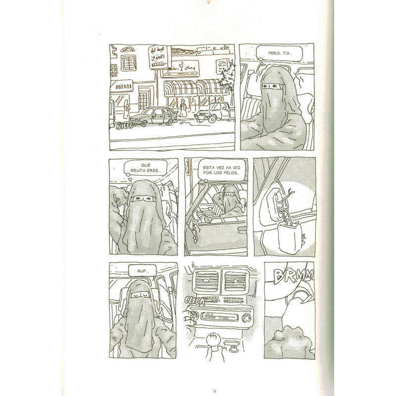 Coche De Intisar, Mujer En Yemen. Pedro Riera 2011 Ilustrado