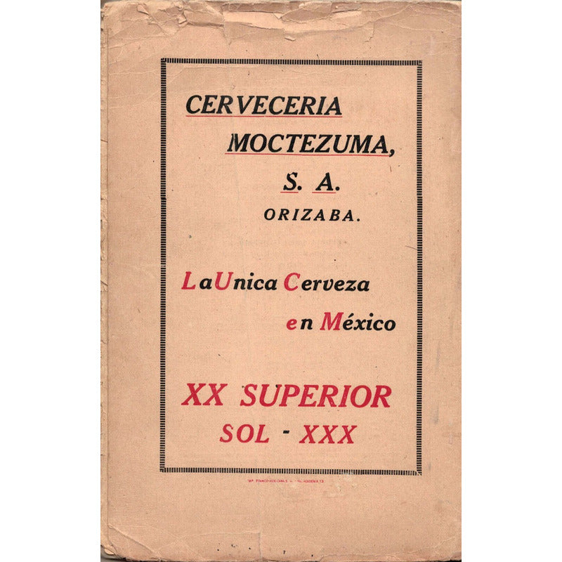 Mexico Moderno. Enrique Gonzalez Martinez, Mexico 1921