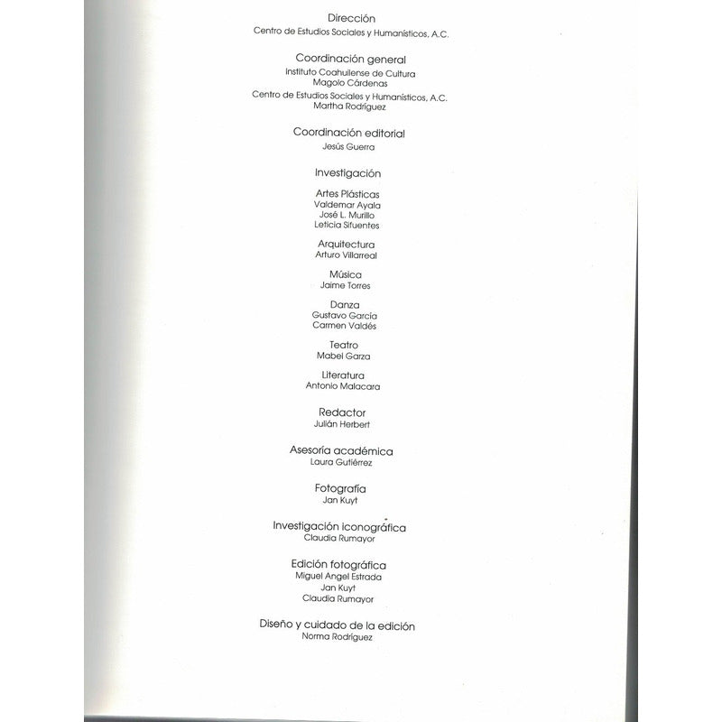 Signos De La Memoria - Coahuila Inventario Artistico-. 1997