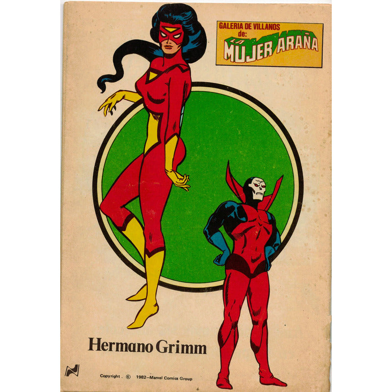 La Mujer Araña # 3 Novedades Editores 1982