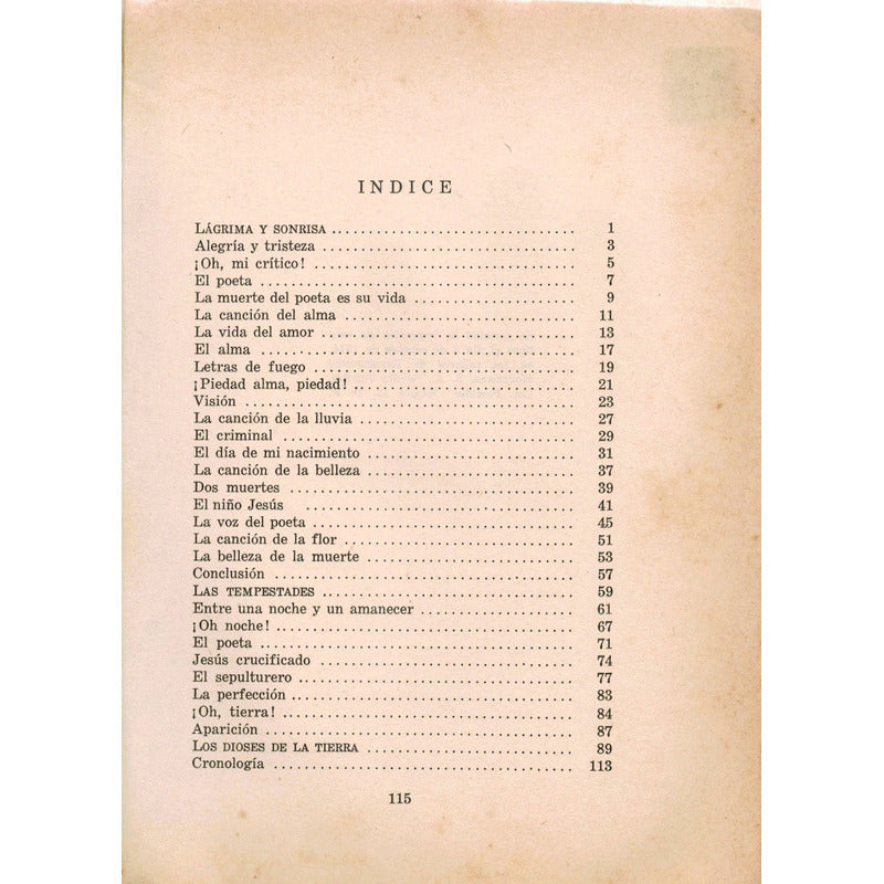 Lagrima Y Sonrisa. Dioses De La Tierra. J Gibran Mexico 1974