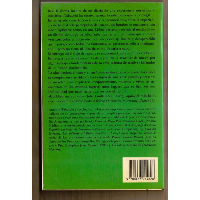 Requiem. Antonio Tabucchi, España 1997