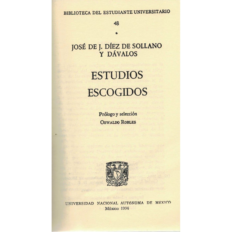 Estudios_historicos. Diez_d Sollano_y Davalos, U N A M_ed.