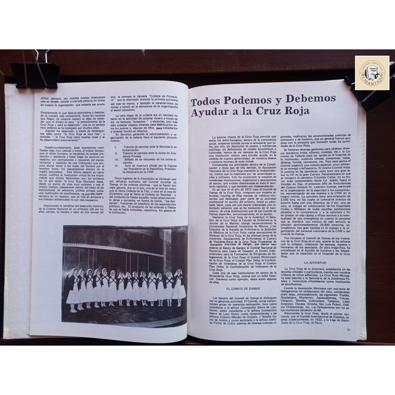 Cruz Roja Mexicana, Memoria. Barrios Gomez Et Al, 1988