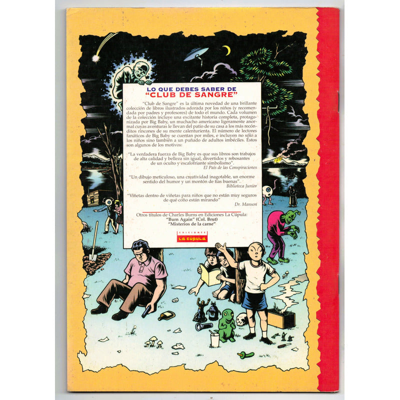 Club De Sangre. Charles Burns, Brut Comix, La Cupula 1997