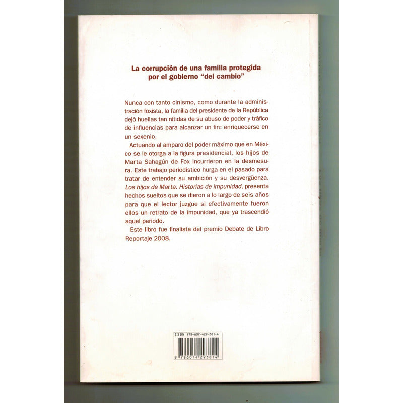 Hijos De Martha, Impunidad. Jesusa Cervantes, Mexico 2009