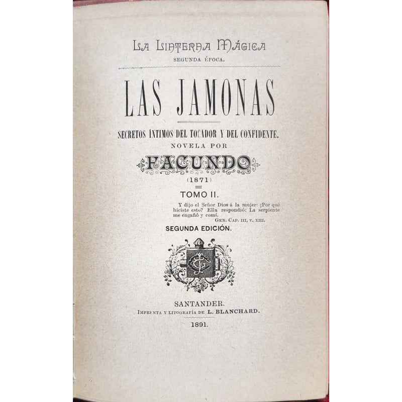 Las Jamonas 2v Jose T Cuellar 1891