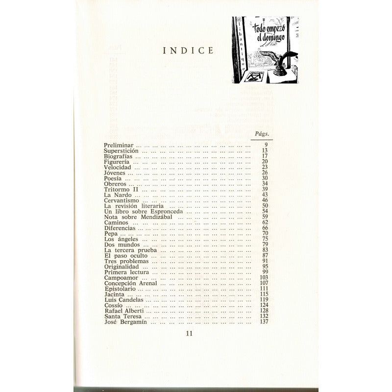 Critica De Años Cercanos. Azorin, España 1967 (articulos)