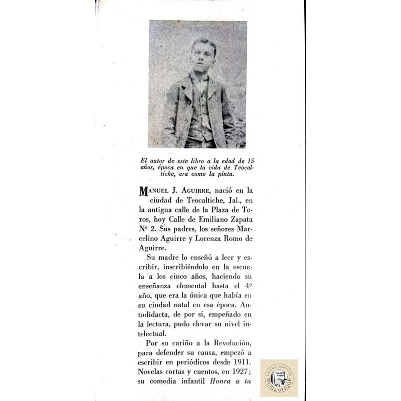 Teocaltiche Jalisco En Mi Recuerdo Manuel J Aguirre