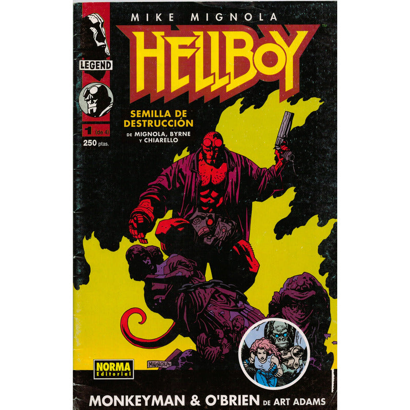 Hellboy, Semilla De Destruccion [4vol]. Mike Mignola, 1995