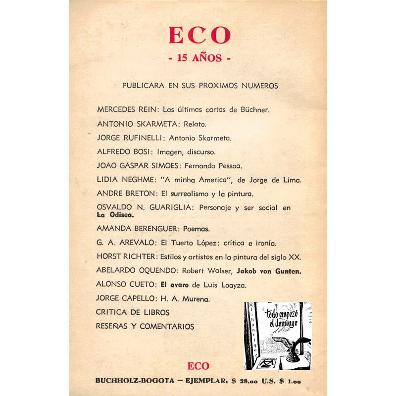 Garcia Marquez, El Otoño Del Patriarca. Cobo Borda 1975