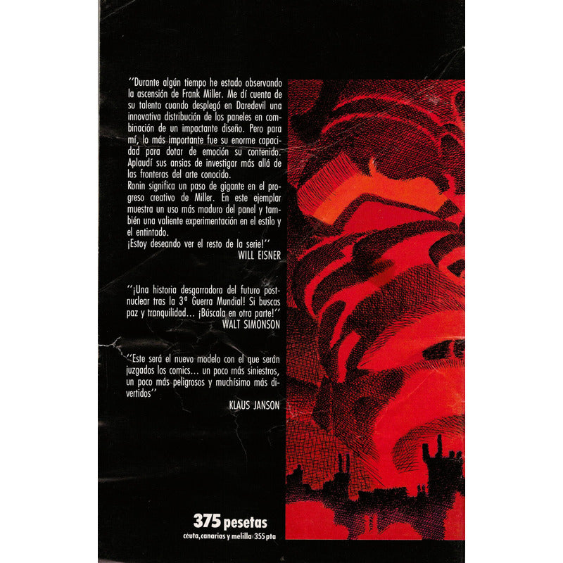 Ronin [obra Completa 6] Frank Miller, Zinco Ed., 1987 Comic